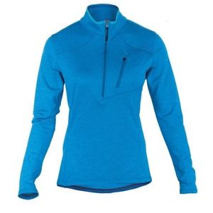 5.12 Glacier half zip in blue, Size Small